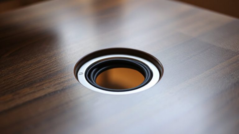 acoustic desk cable seals