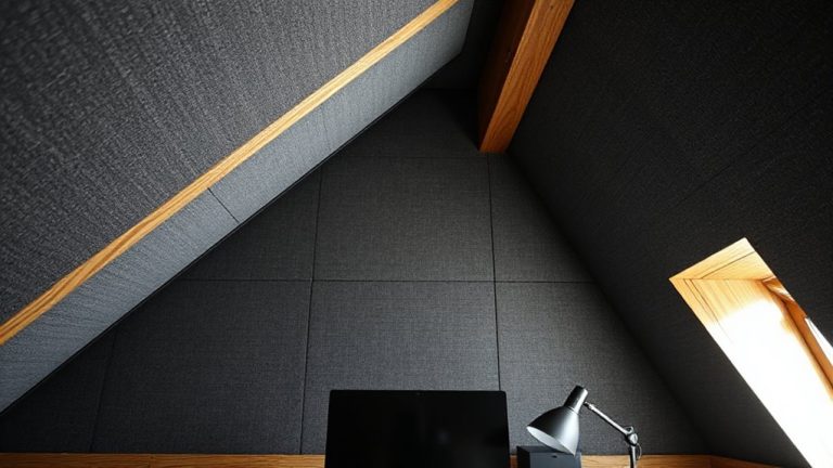 acoustic panels for angled ceilings