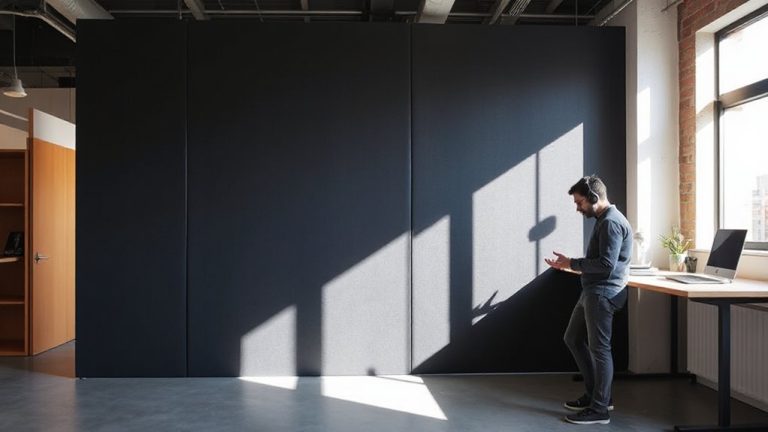 acoustic partitions for work zones