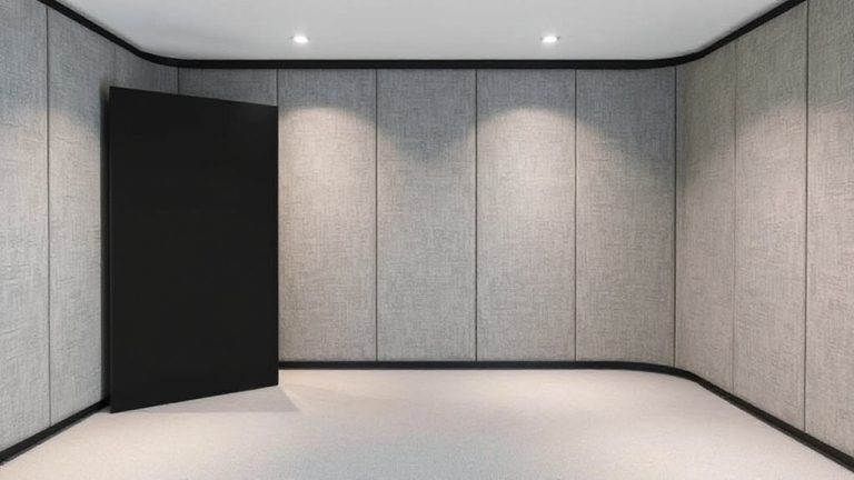 acoustic privacy with fabric panels