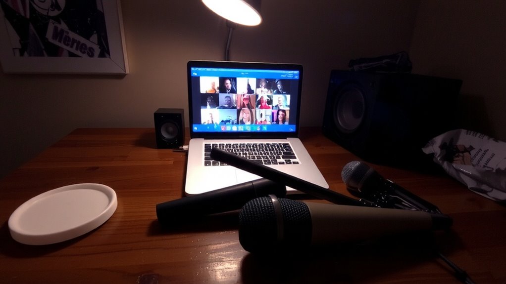 acoustic reflection and mic interference