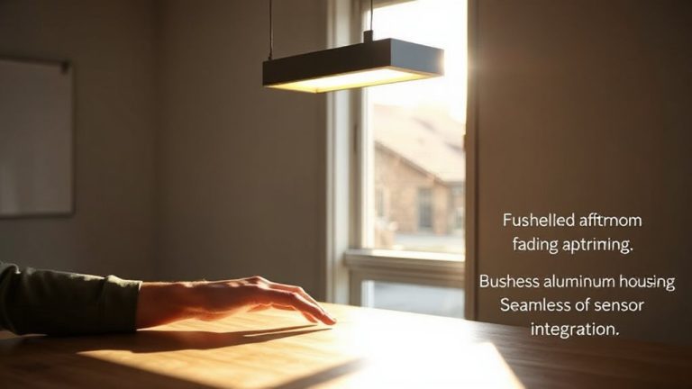 adaptive task lighting installation