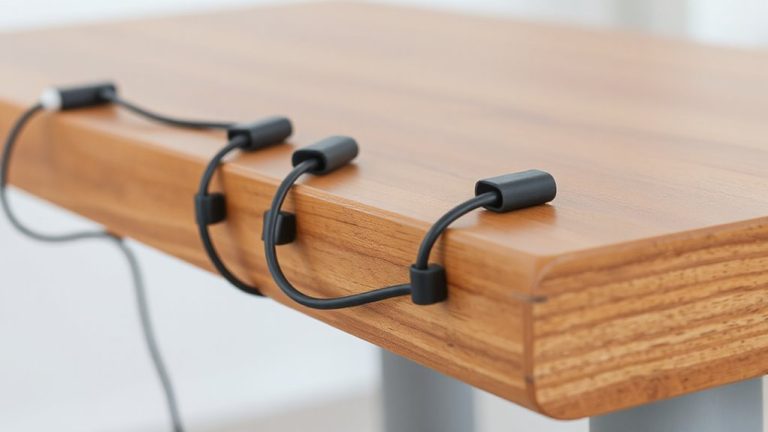 adhesive cable clips
