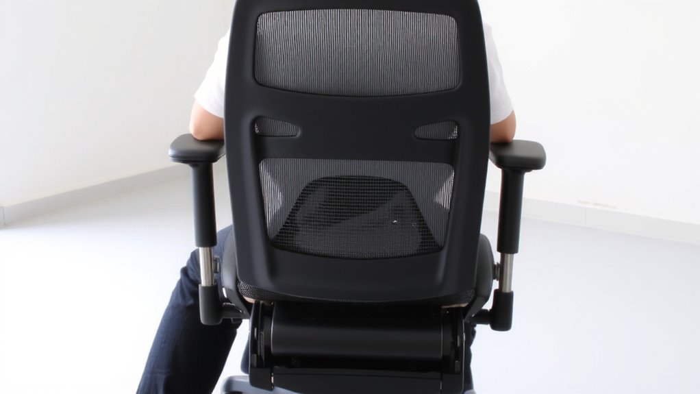 adjust chair for spinal alignment