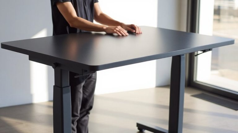 adjust desk for parallel forearms