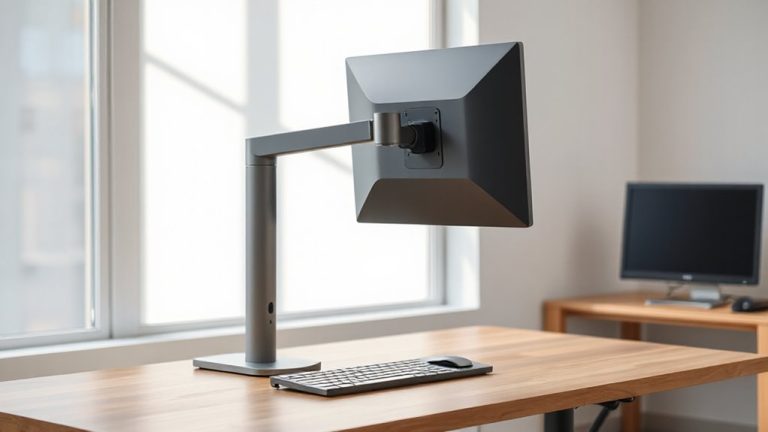 adjust monitor height ergonomically