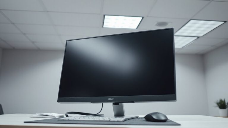 adjust monitor to reduce glare