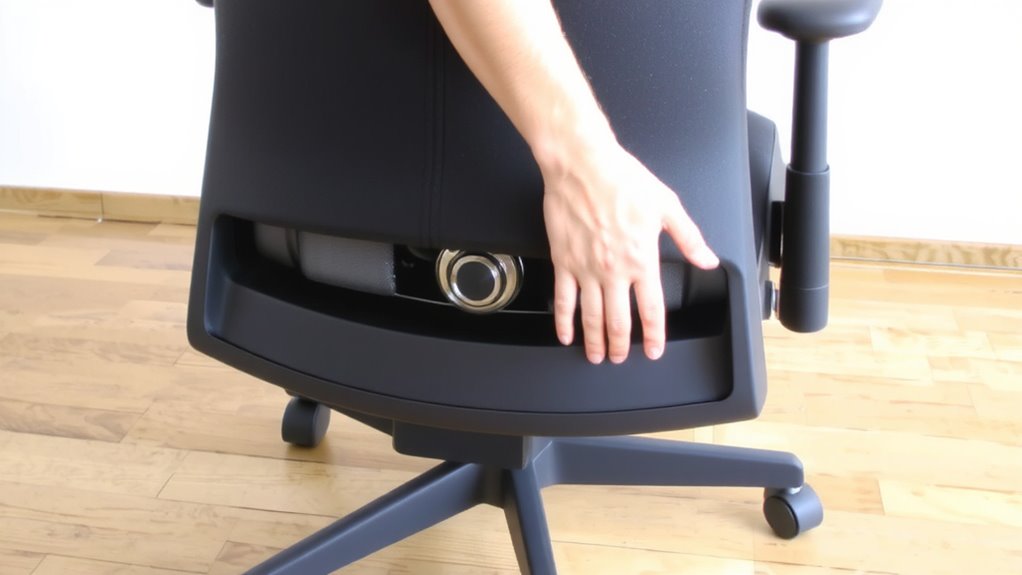 adjust tilt tension gradually