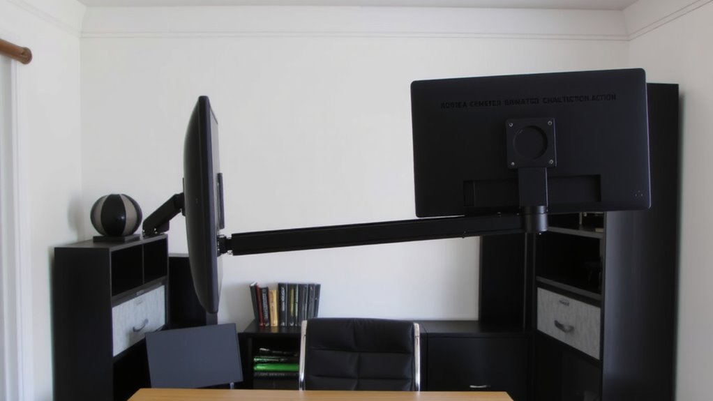 adjustable arm for rotation