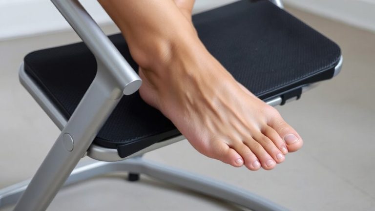 adjustable footrest for circulation