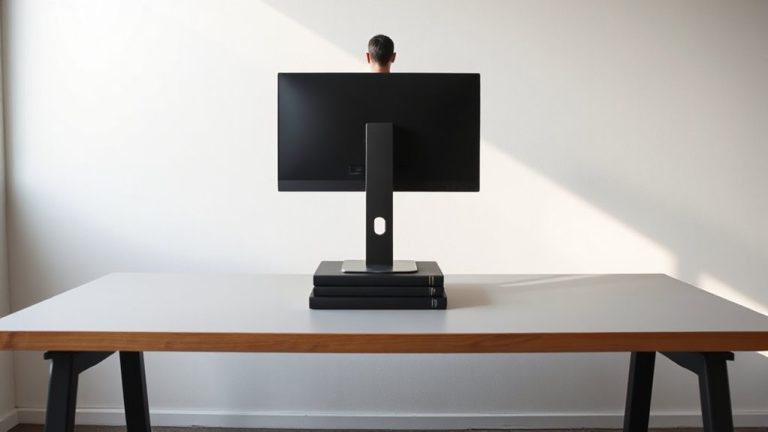 align monitor at eye level