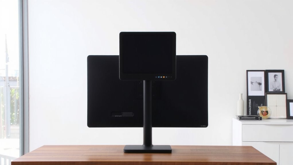 align screen top with eye level