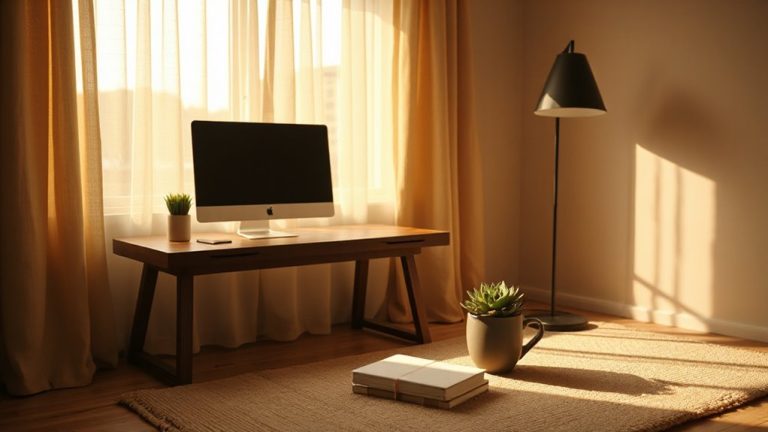 ambient lighting enhances focus