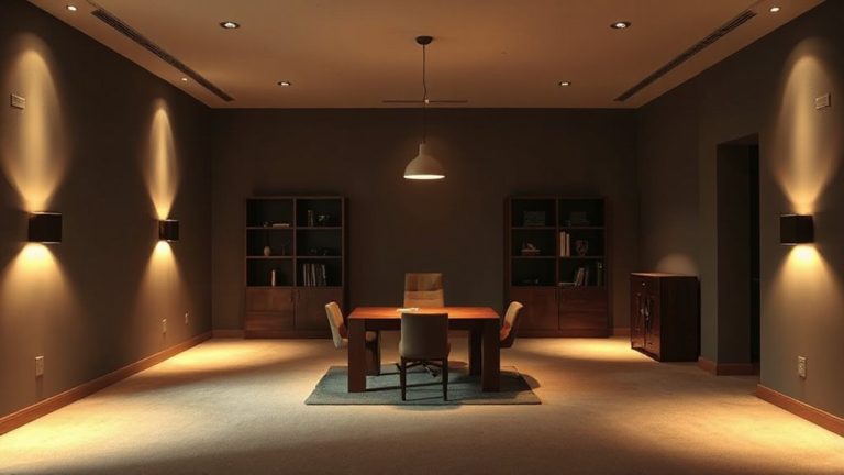 ambient lighting reduces room perception