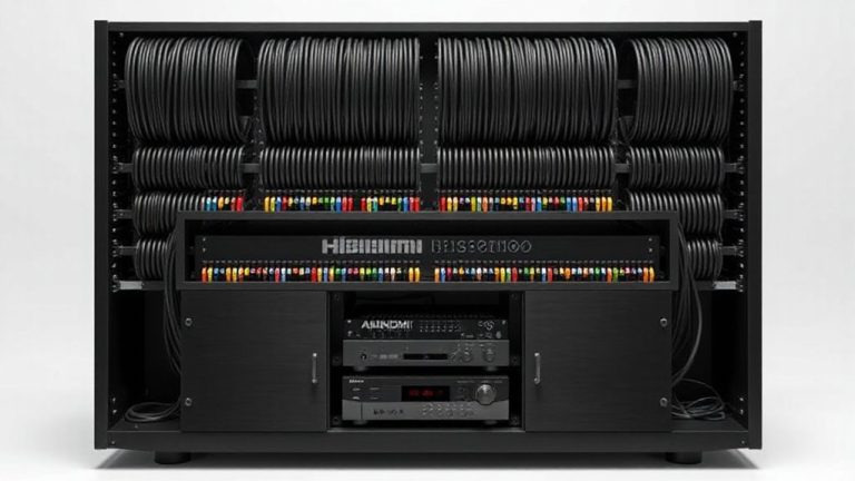 av cabinet cable management