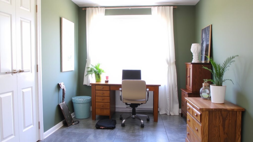 avoid bright colors for focus
