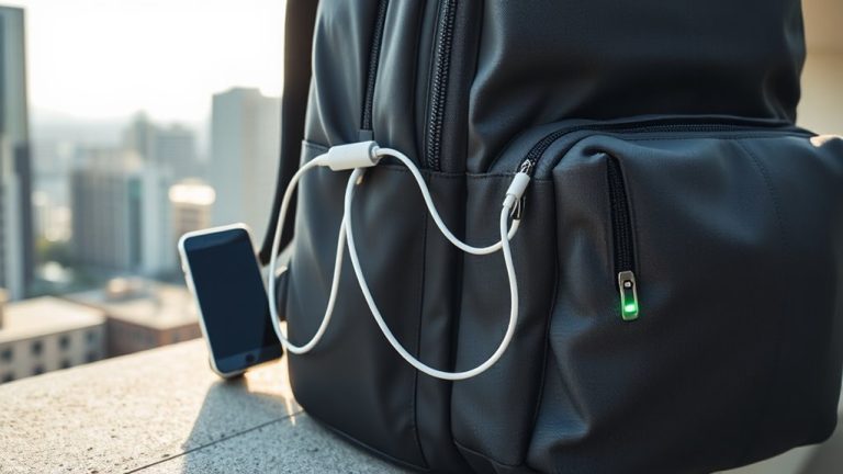 backpacks with chargers on the go