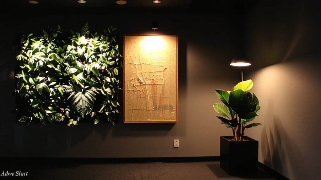 balance light for plants and art