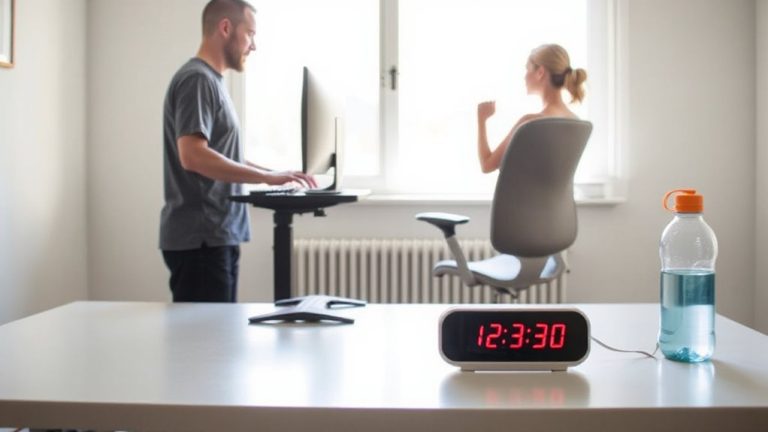 balance sitting and standing