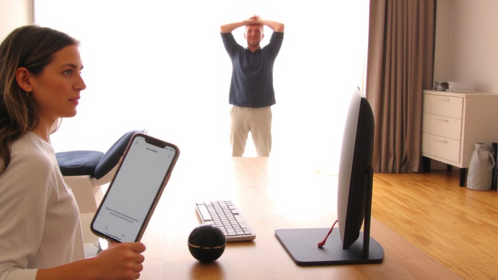 balanced sit stand reminders