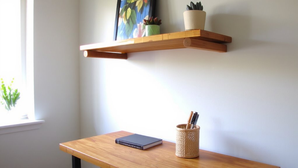 bamboo and recycled metal storage