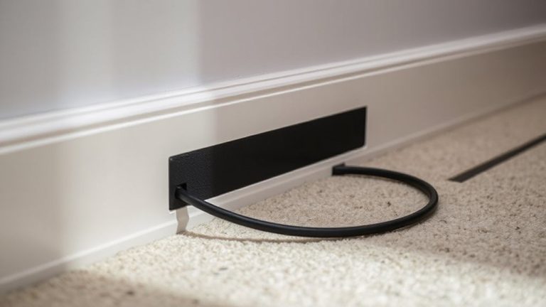 baseboard cord concealers hide subwoofer wires