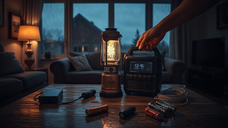 battery powered lighting backup