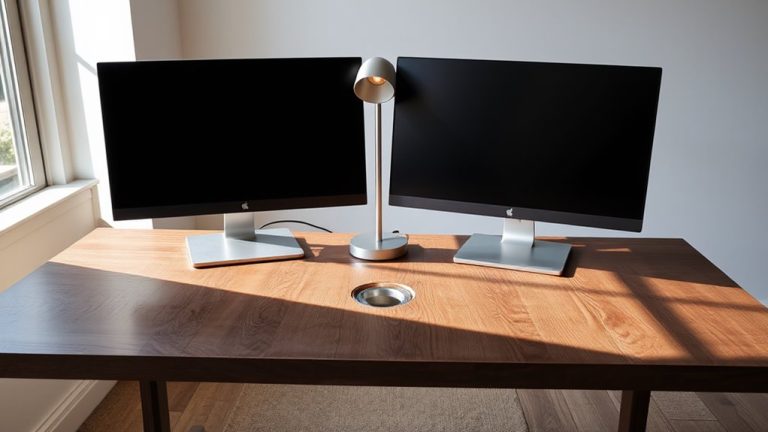 best dual monitor desks