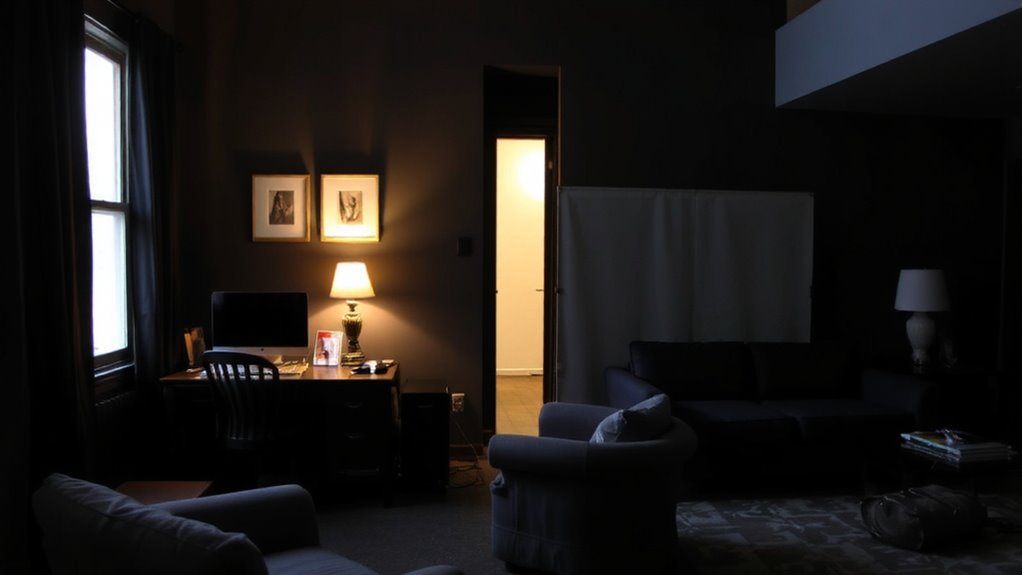 blackout curtains reduce light spillover