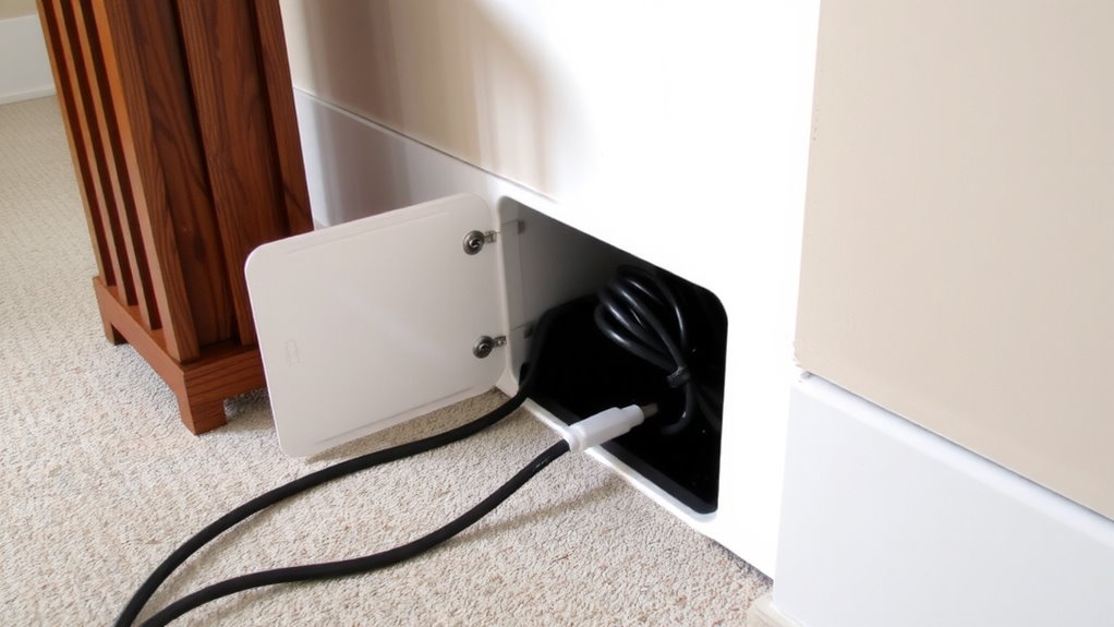blocks dust manages cords