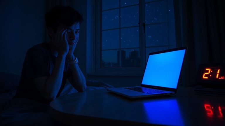 blue light disrupts sleep
