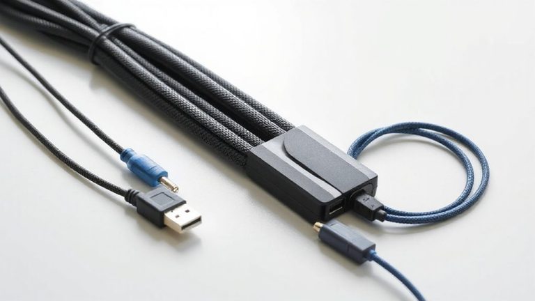 braided cable management solution