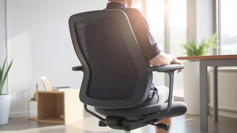 breathable fabric chair for cooling
