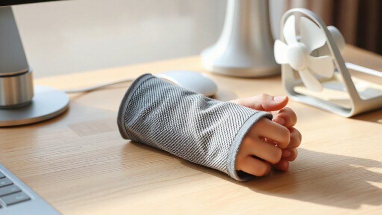 breathable wrist guards with cooling fans