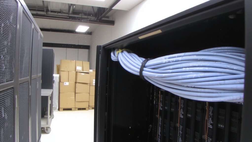 cable arms reduce dust