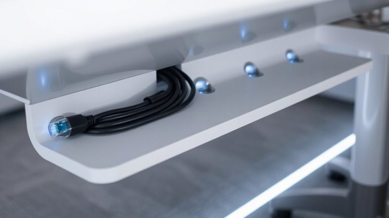 cable management for hot desking