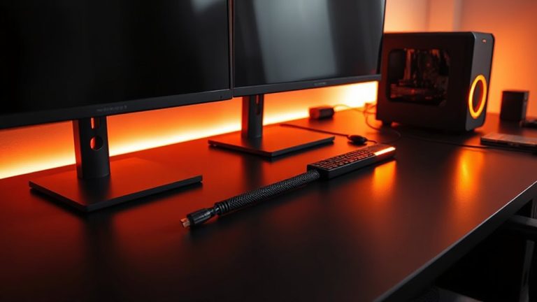 cable sleeve for triple monitors