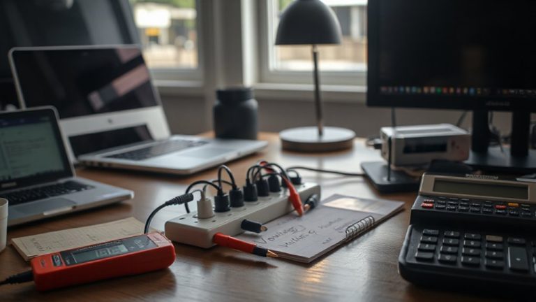 calculate desk power load
