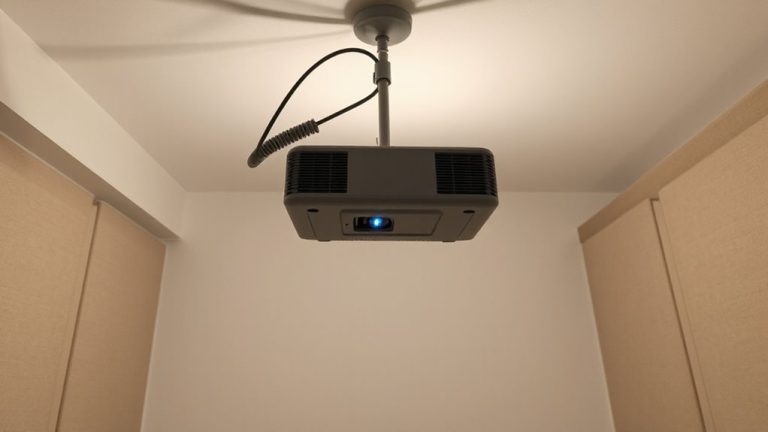 ceiling projector noise reduction