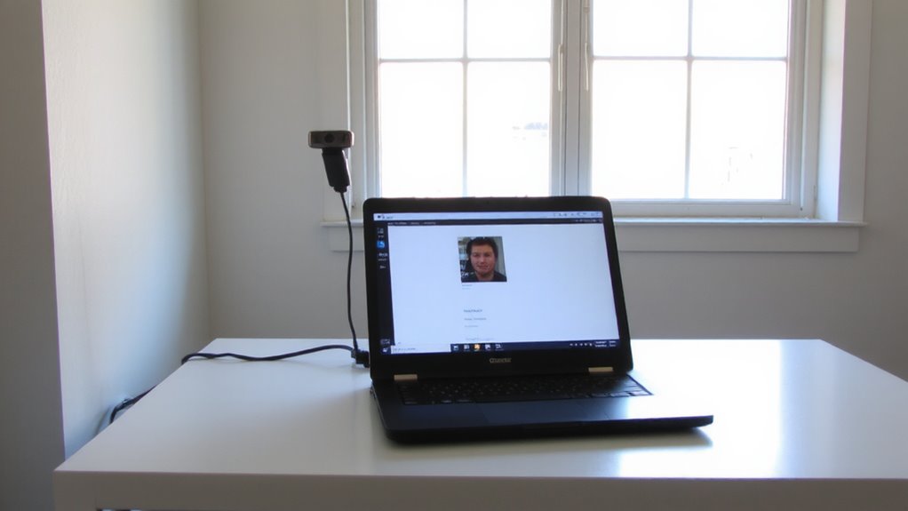 center camera at eye level