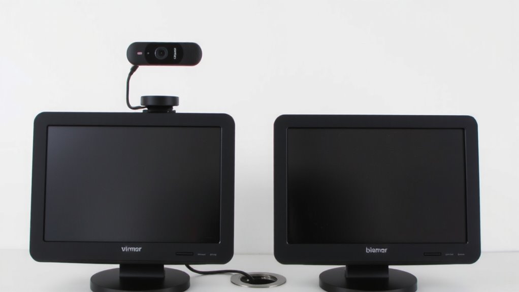 centered webcam mounting solution