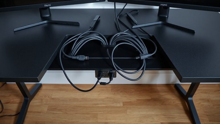 central hub cable routing