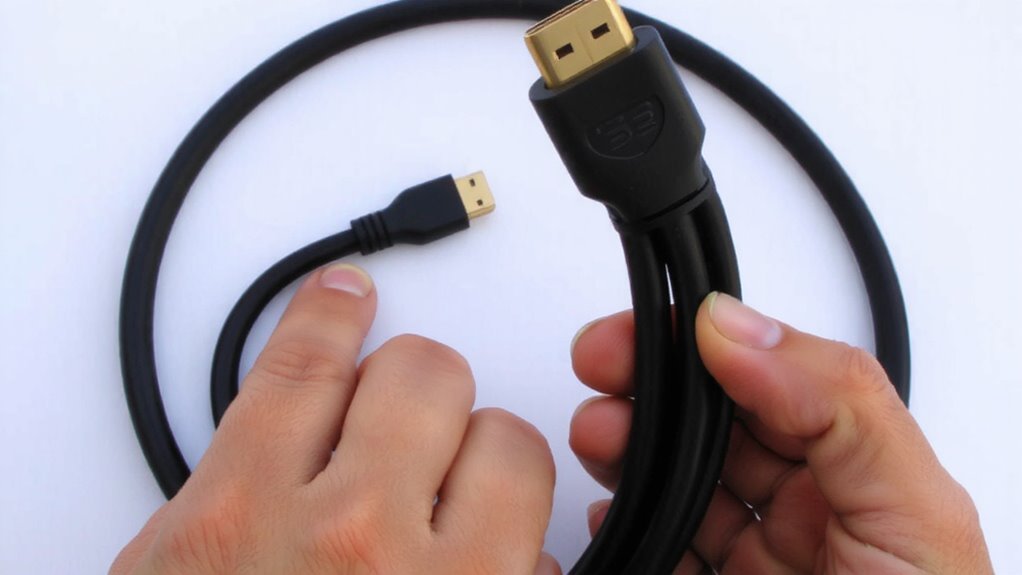 check for physical cable damage