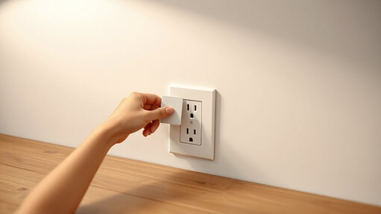 childproofing desk outlets