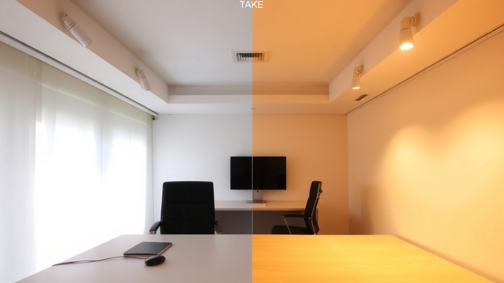 circadian friendly light gradients