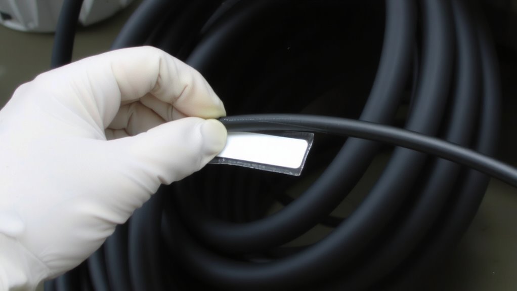 clean dry cables first