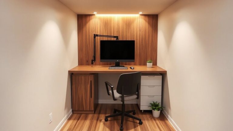 closet integrated hybrid workstation