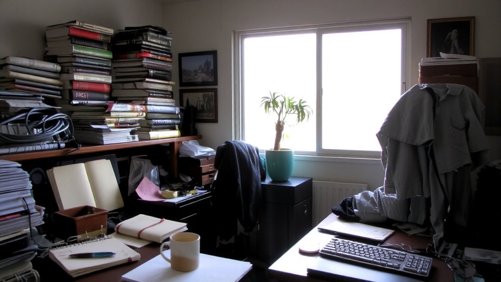 clutter drains mental focus