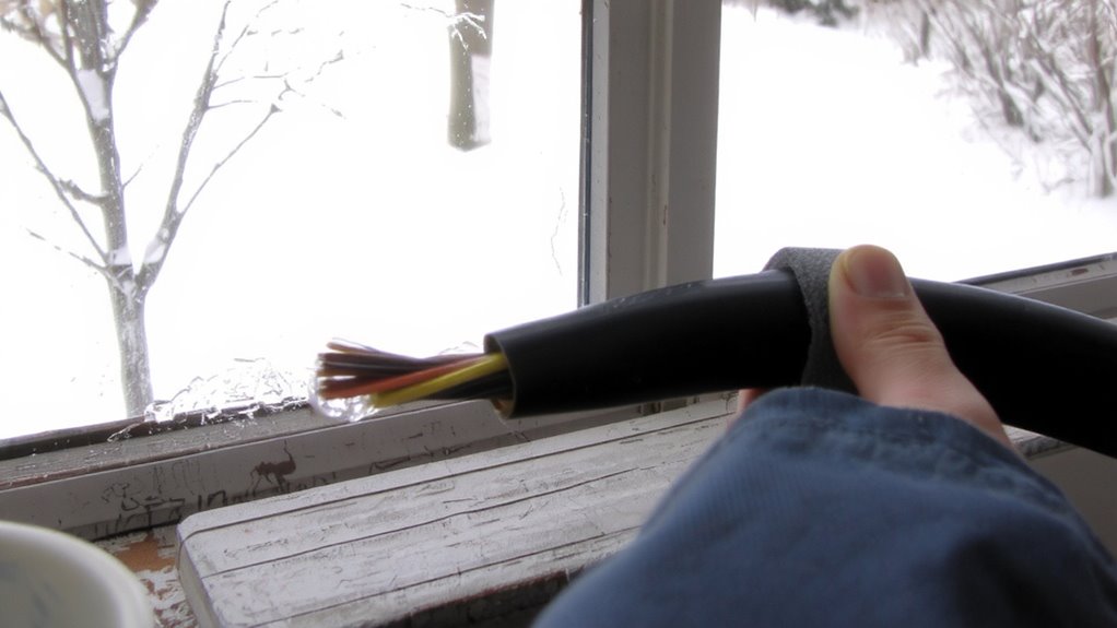 cold temperatures cause cable cracks