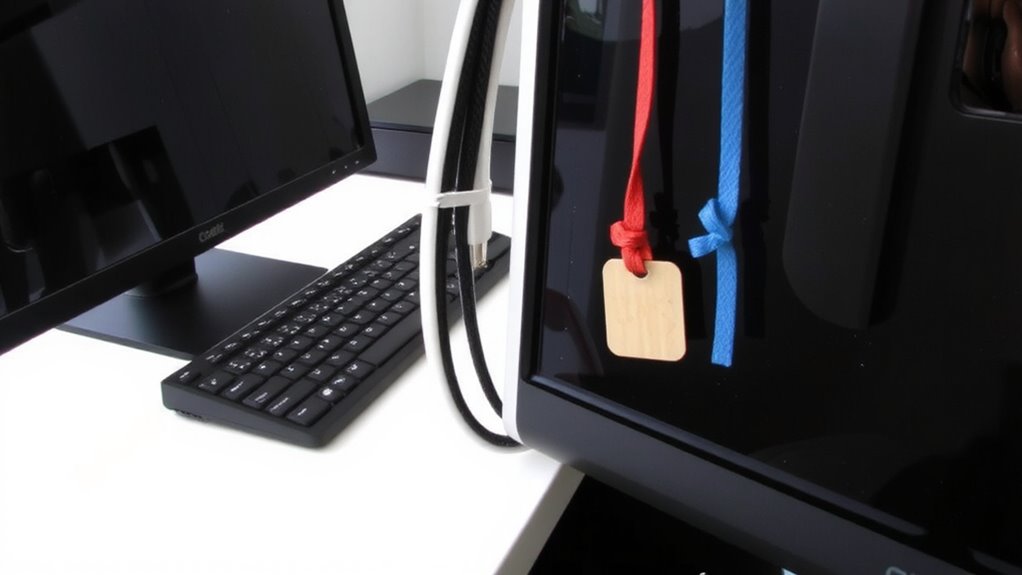 color code and label cables